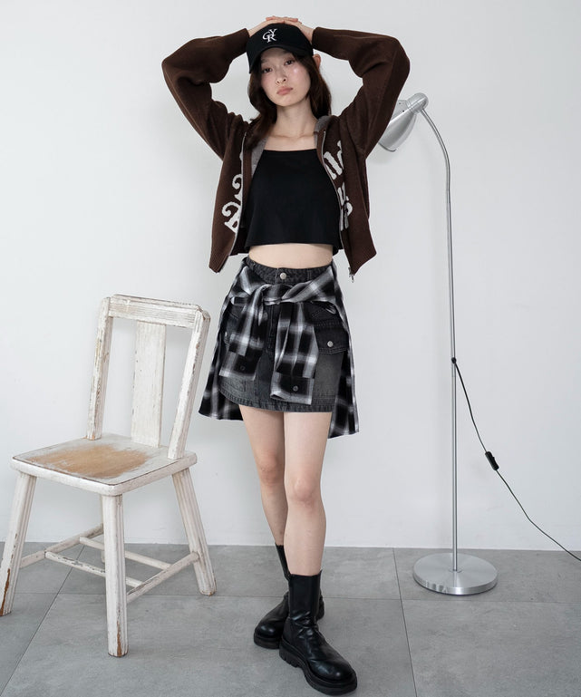 ブラウン　163cm F着用