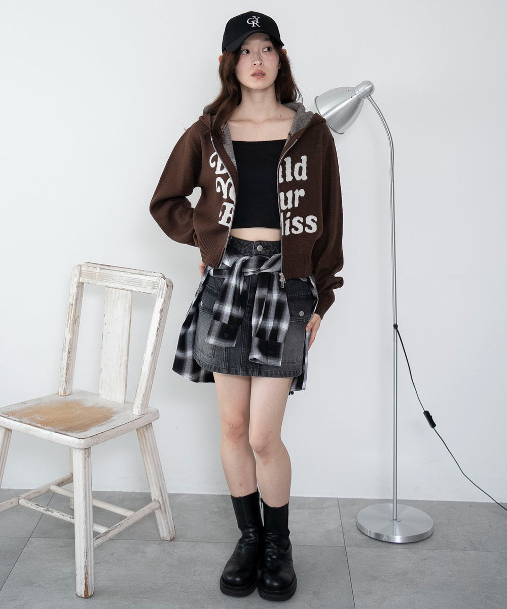 ブラウン　163cm F着用