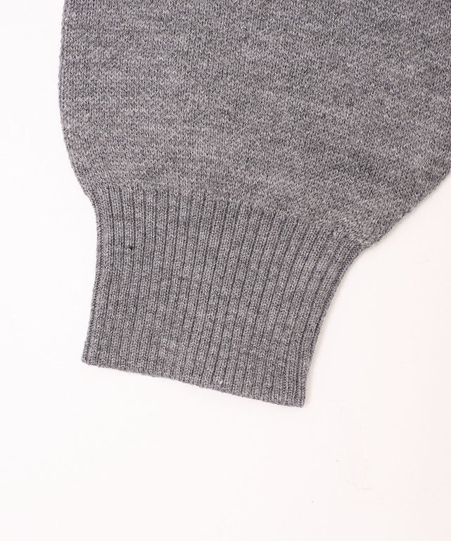 グラフィックジャガードニットZIPパーカー