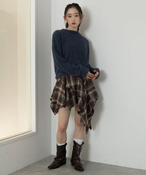 ブラウン　モデル：163cm F着用