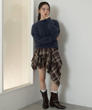 ブラウン　モデル：163cm F着用