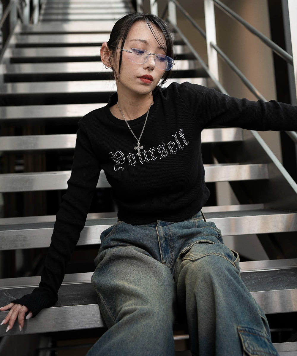 ブラック　モデル：159cm F着用