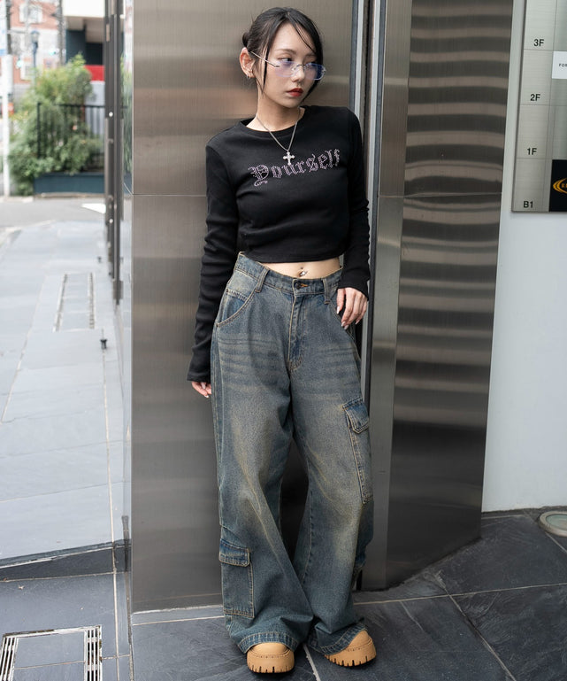 ブラック　モデル：159cm F着用