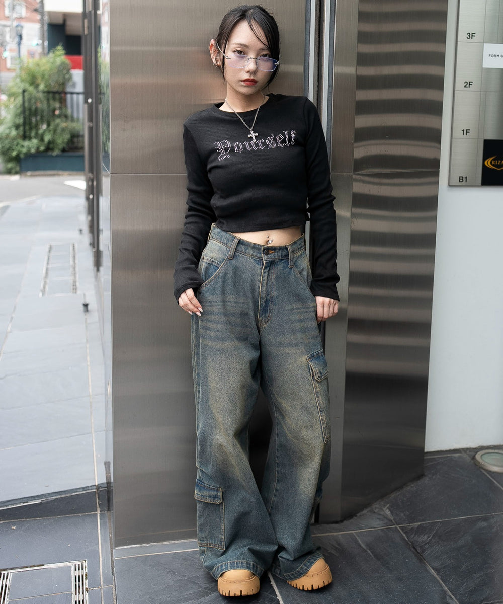 ブラック　モデル：159cm F着用