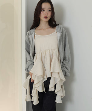 ホワイトアイボリー　モデル：163cm F着用