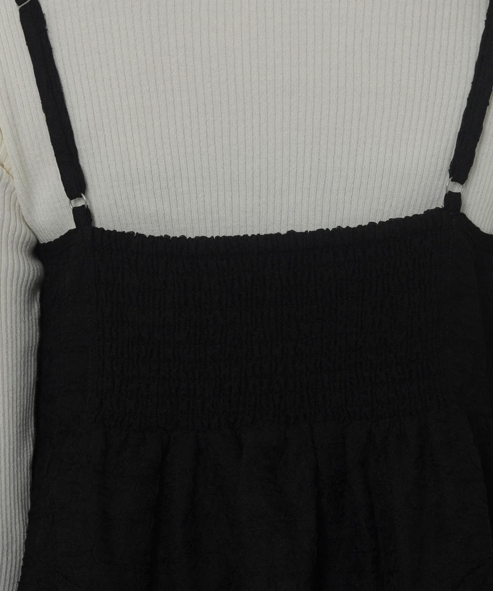 イレヘムフリルキャミワンピース