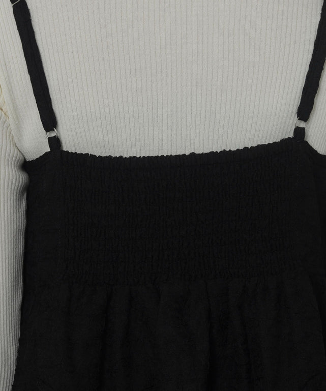 イレヘムフリルキャミワンピース