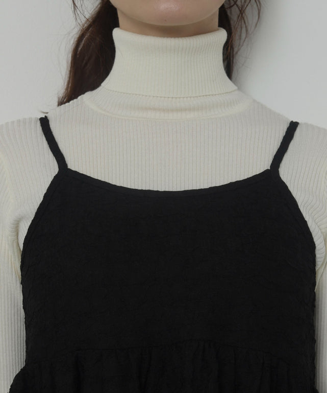 イレヘムフリルキャミワンピース