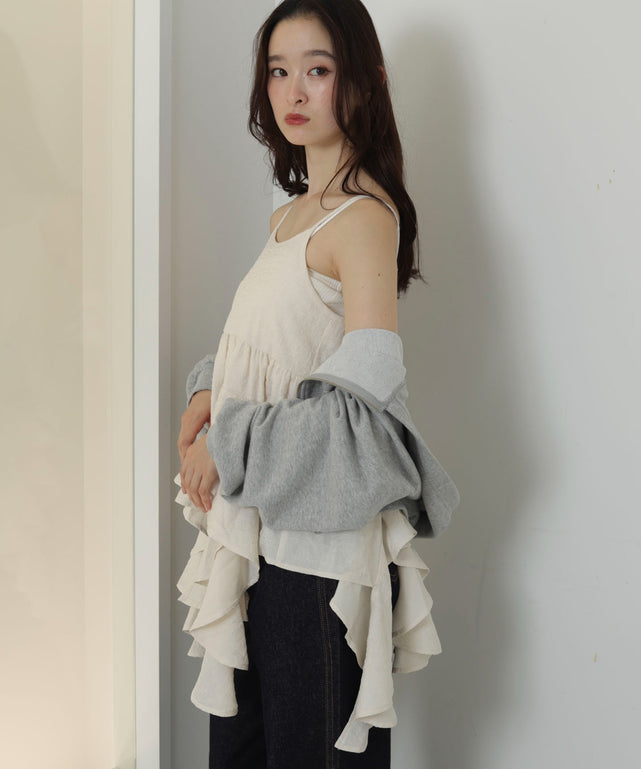 ホワイトアイボリー　モデル：163cm F着用