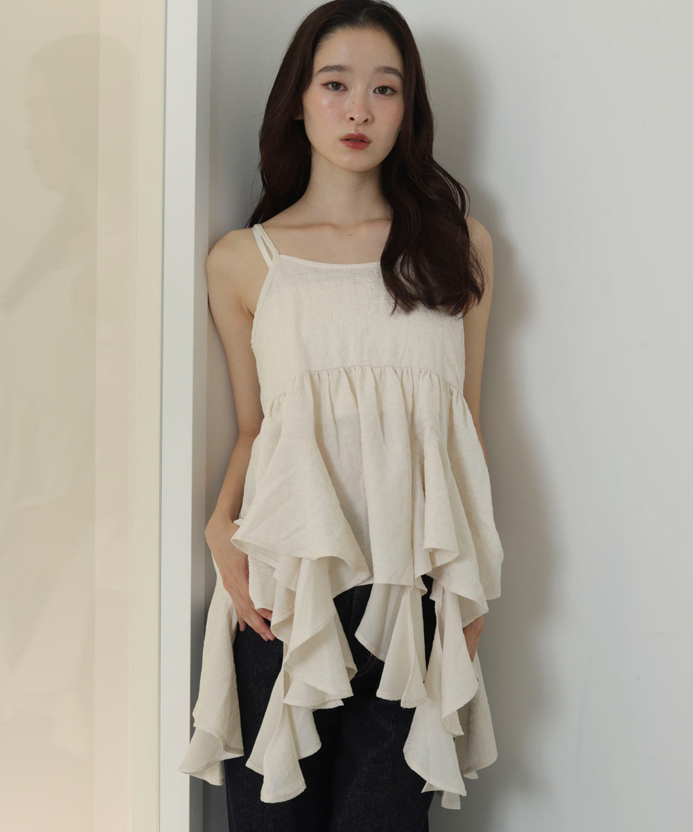 ホワイトアイボリー　モデル：163cm F着用