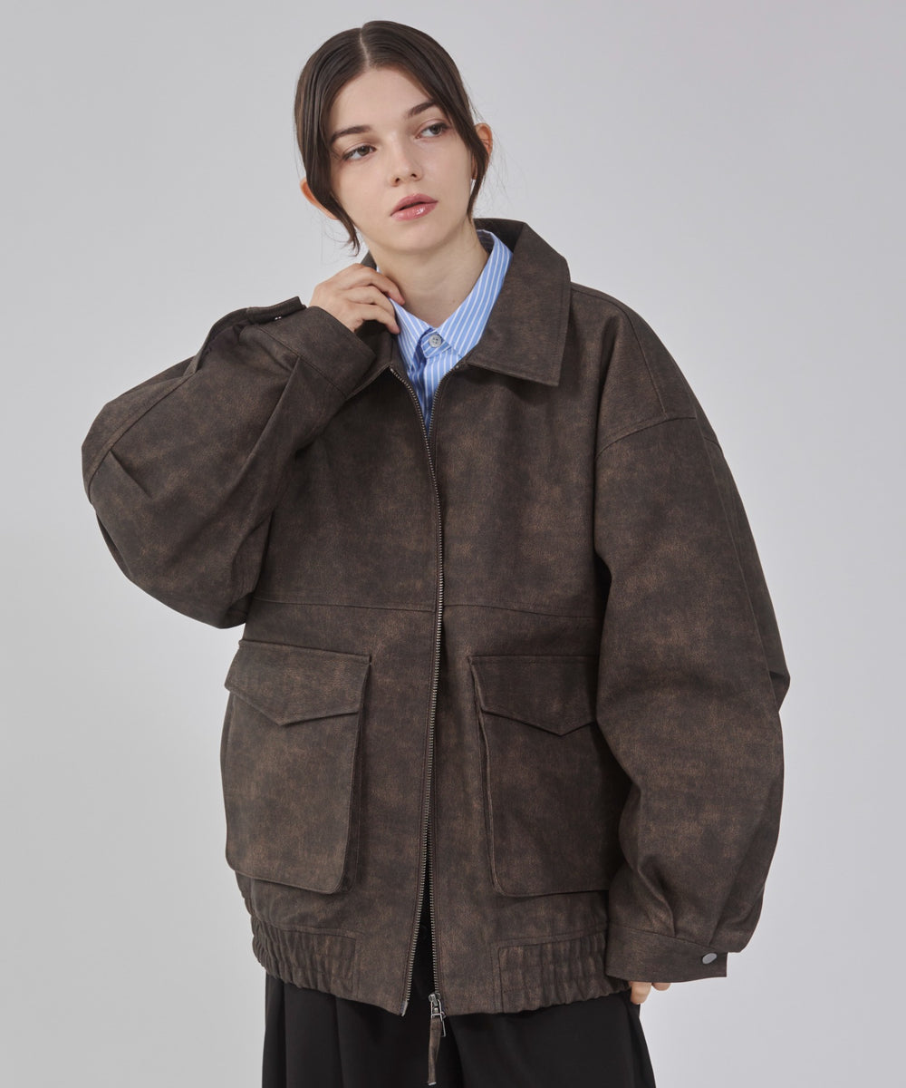 ブラウンソノタ モデル：162cm L着用