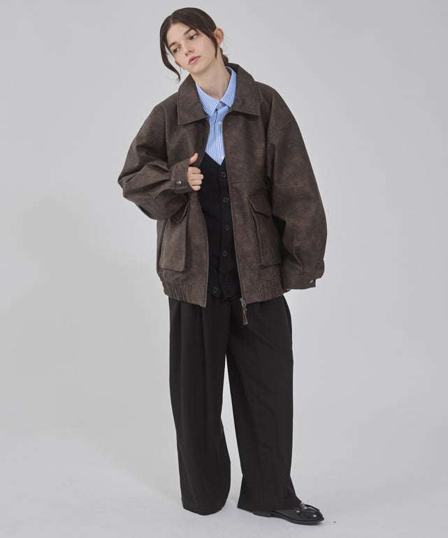 ブラウンソノタ モデル：162cm L着用