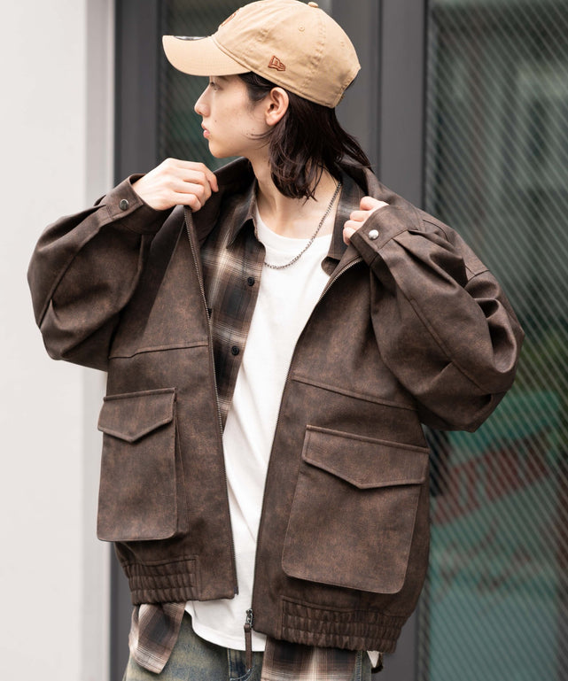 ブラウンソノタ モデル：175cm L着用