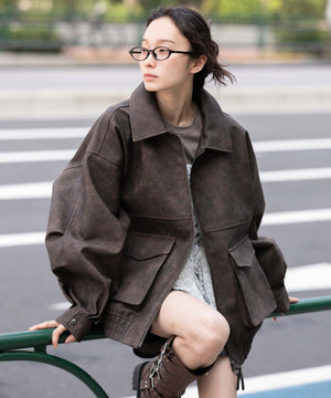 ブラウン モデル：161cm L着用