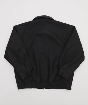 PUダブルZIPフライトブルゾン