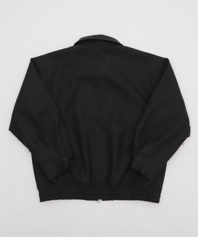 PUダブルZIPフライトブルゾン