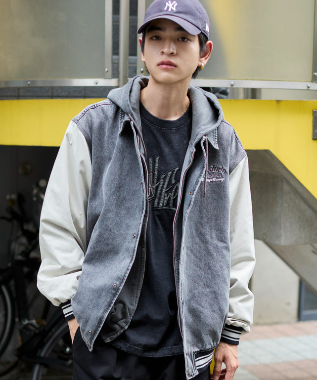 デニムブラックソノタ モデル：180cm L着用