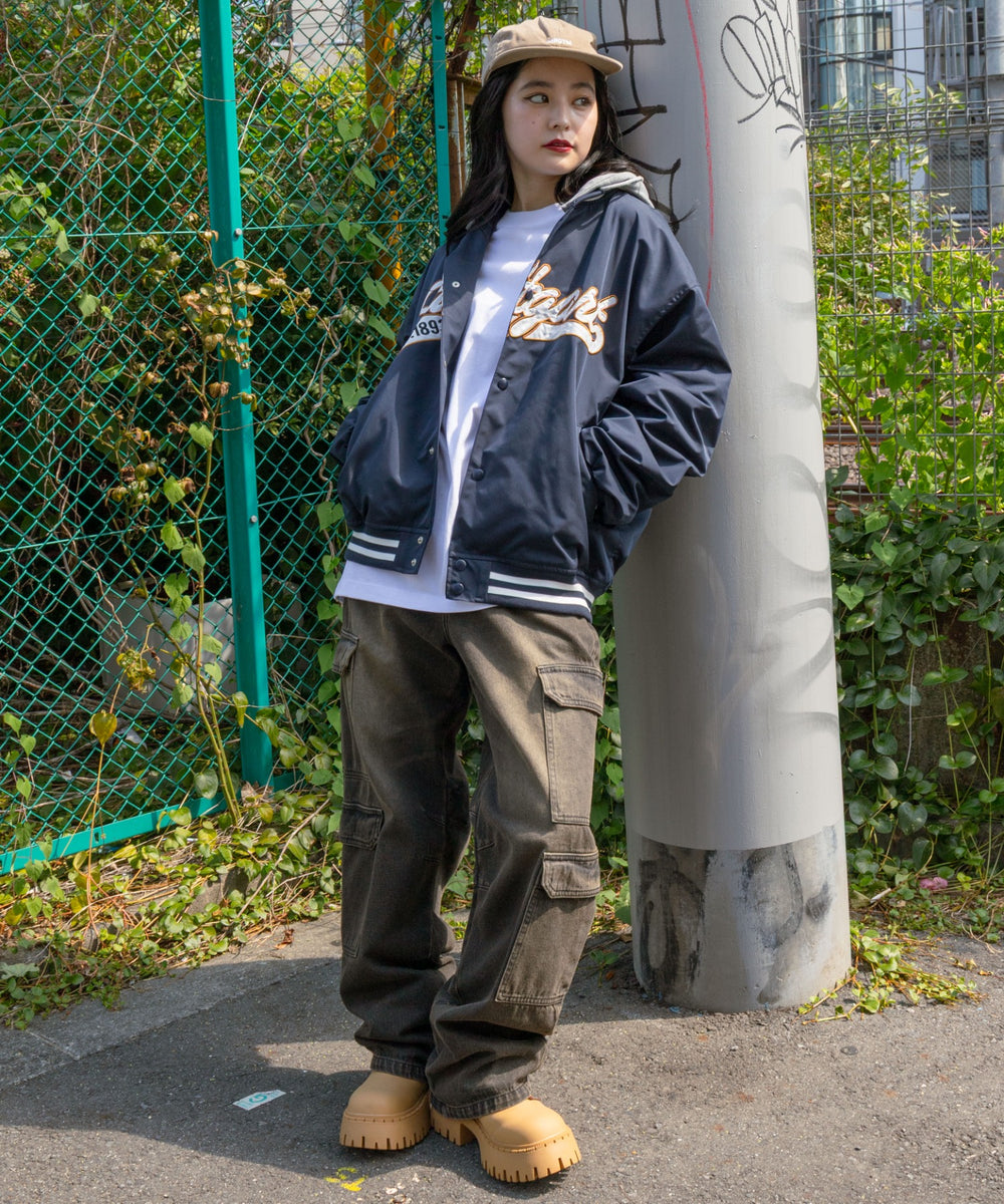 ネイビー モデル：160cm L着用