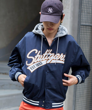 ネイビー モデル：180cm L着用