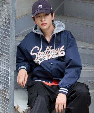 ネイビー モデル：180cm L着用