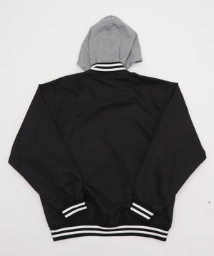 2WAYフードワッペンスタジャン