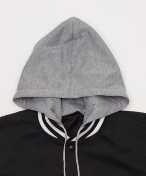 2WAYフードワッペンスタジャン