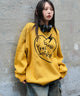 ジャガードグラフィックプルオーバー/イエロー モデル：159cm M着用