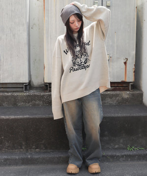 オフホワイト モデル：159cm L着用