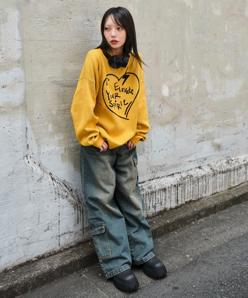 イエロー モデル：159cm M着用