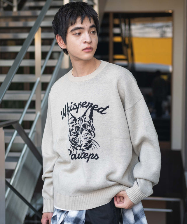 オフホワイト　モデル：180㎝　L着用