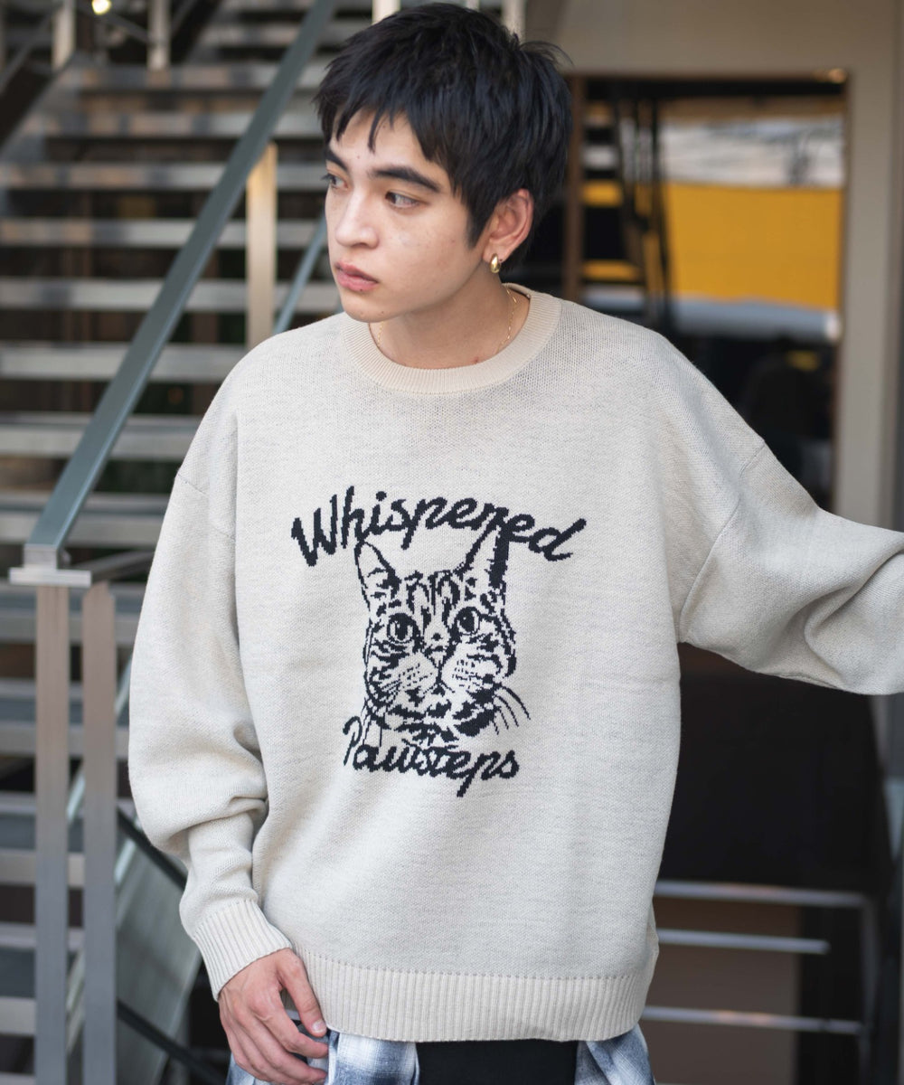 オフホワイト　モデル：180㎝　L着用