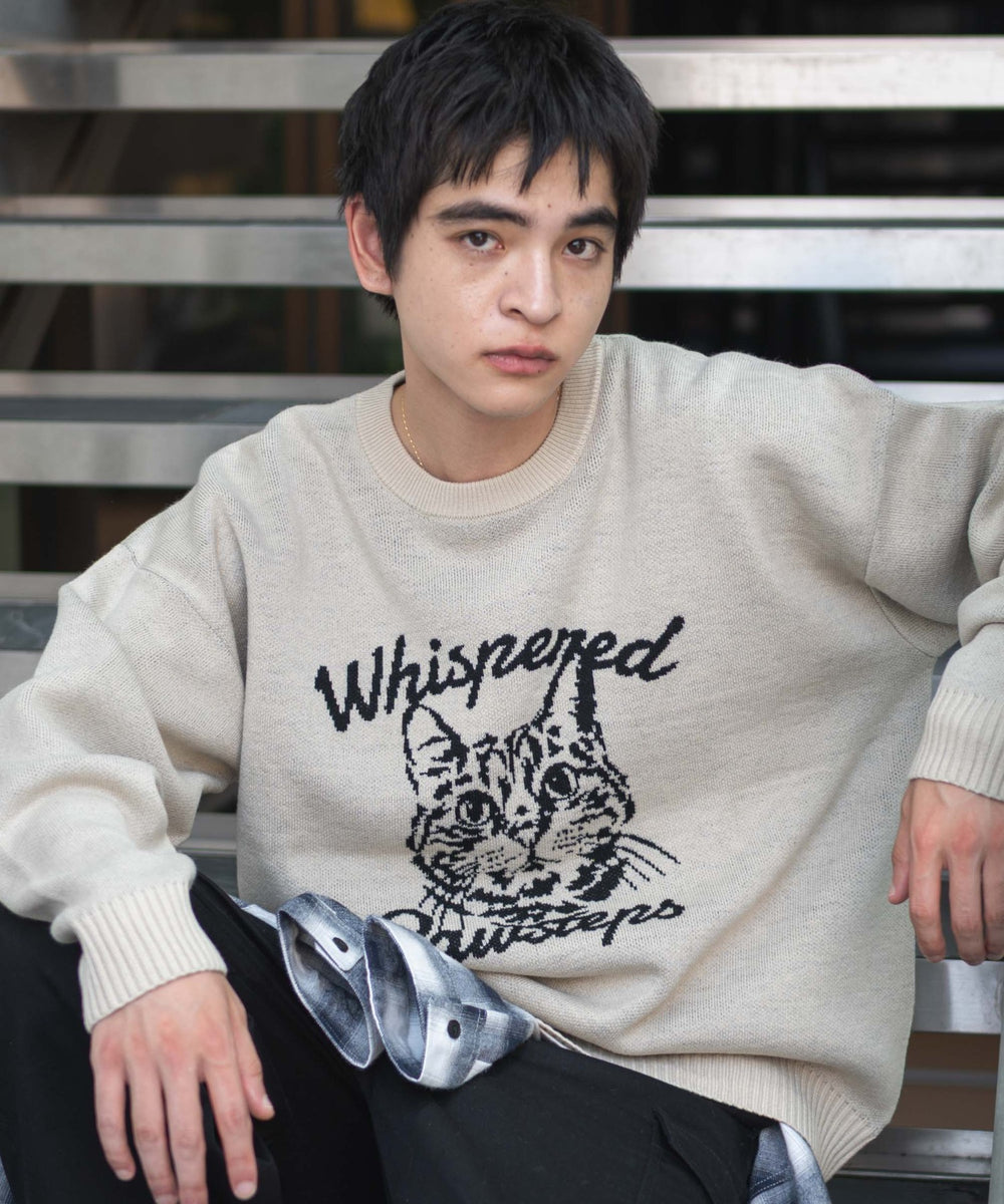 オフホワイト　モデル：180㎝　L着用