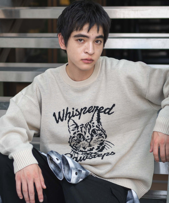 オフホワイト　モデル：180㎝　L着用