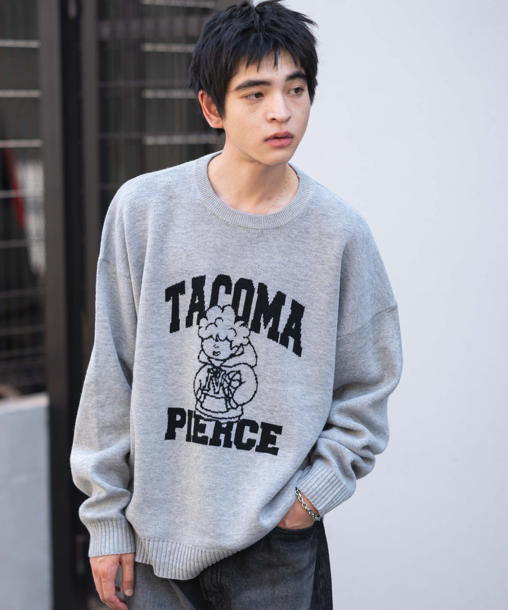 グレー　モデル：180㎝　L着用