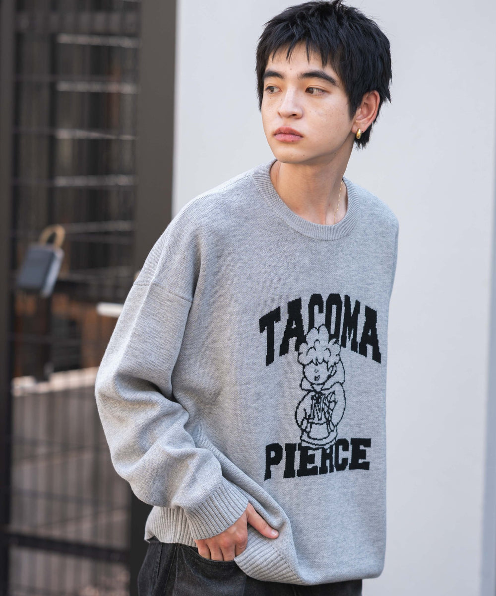 グレー　モデル：180㎝　L着用