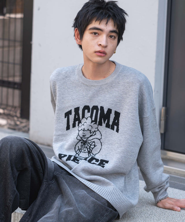 グレー　モデル：180㎝　L着用