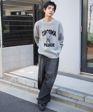 グレー　モデル：180㎝　L着用