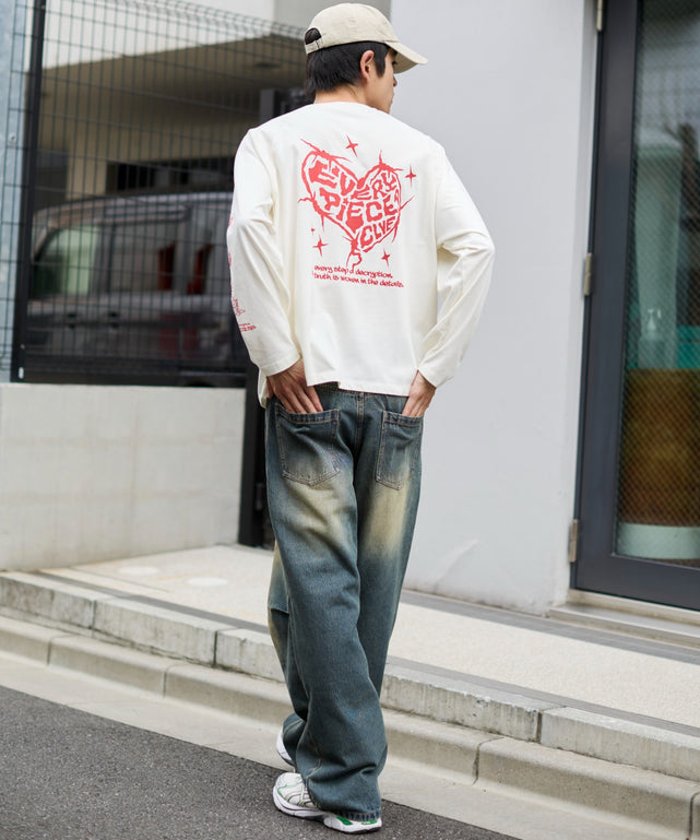 ホワイト モデル：180cm L着用