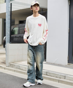 ホワイト モデル：180cm L着用