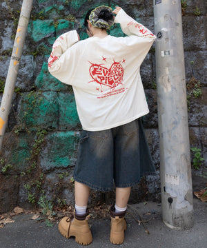 ホワイト モデル：160cm L着用