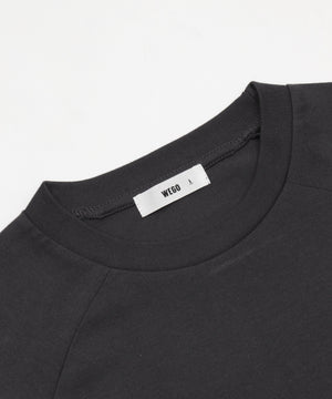 スリーブロゴグラフィックラグランT（LS）