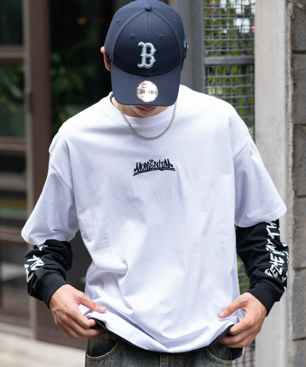 ホワイト　モデル：180㎝　L着用