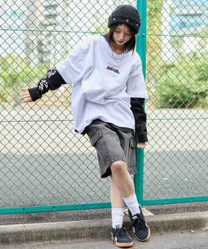 ホワイト　モデル：159cm L着用