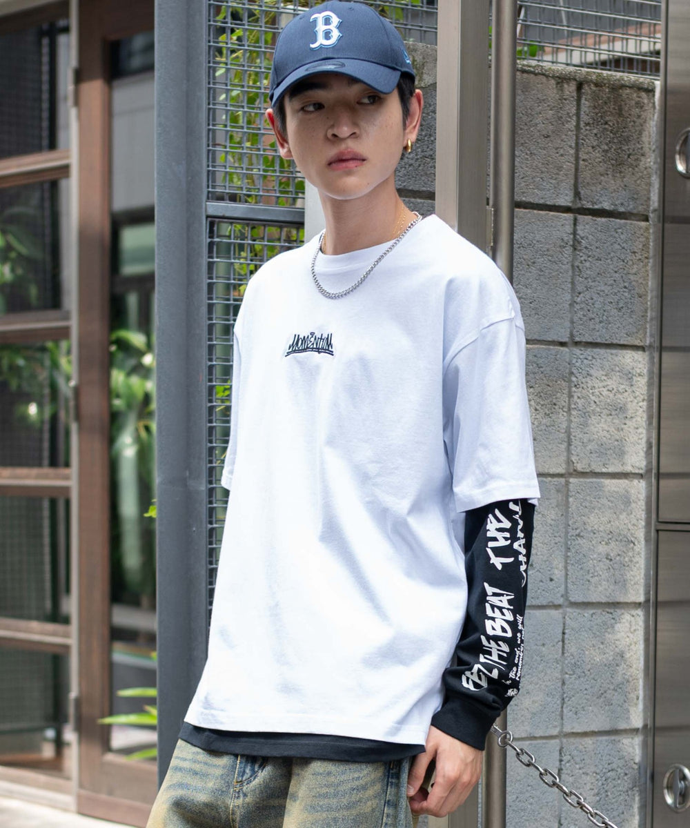 ホワイト　モデル：180㎝　L着用