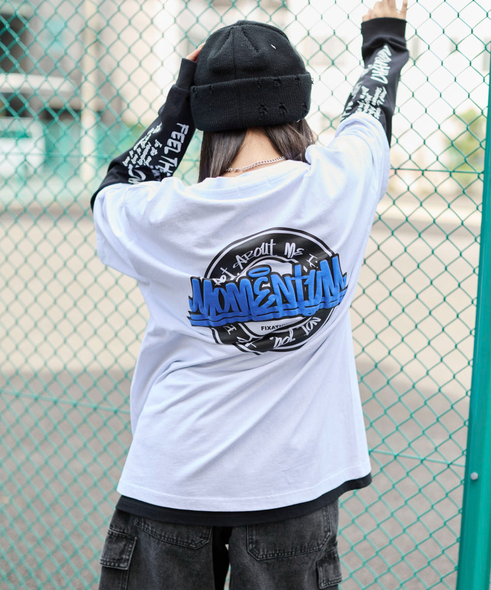 ホワイト　モデル：159cm L着用