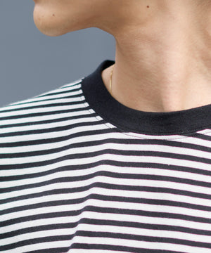 ワイドスリーブボーダーT（LS）