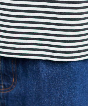 ワイドスリーブボーダーT（LS）