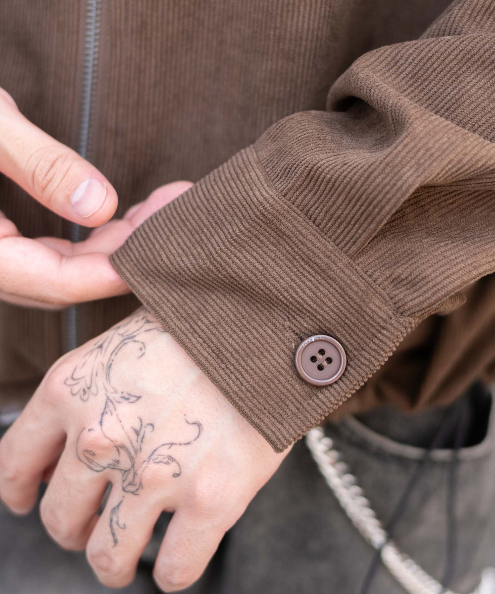 コーデュロイシャツジャケット