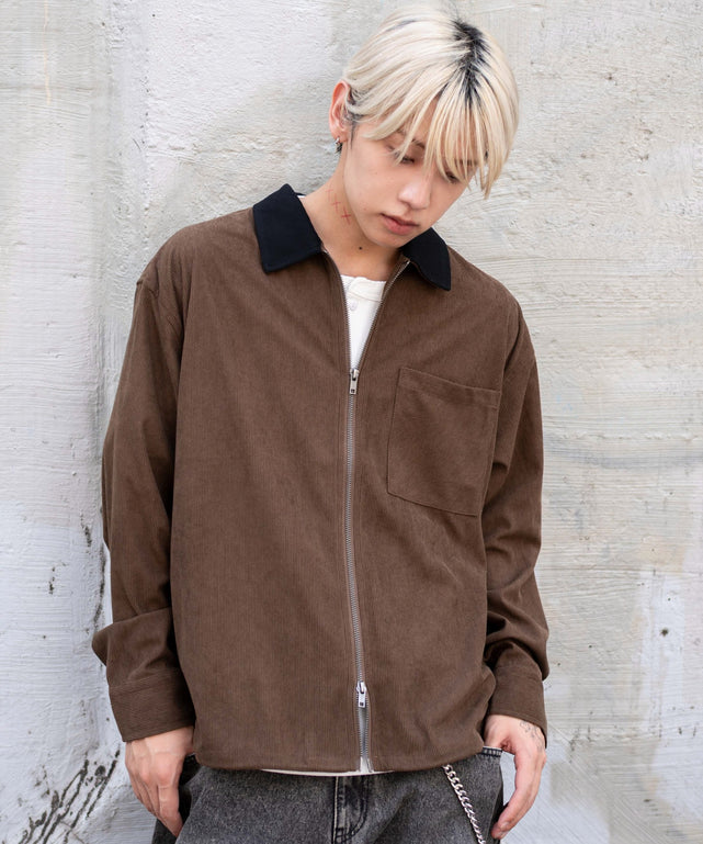 ブラウン モデル：175cm L着用