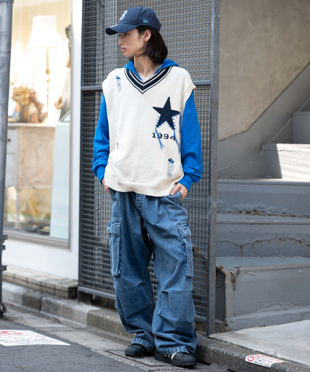 オフホワイト モデル：175cm L着用